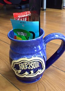 Custom stoneware mug