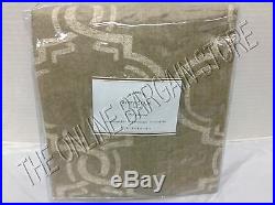 1 Pottery Barn Avery Graphic Print Linen Drapes Panels Curtains Neutral 50x96