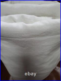 1 Pottery Barn Emery Linen Blackout Curtain 100 x 84 Ivory 7795421
