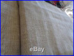 1 Pottery Barn Emery linen cotton drape panel grommet 50 84 Oatmeal New