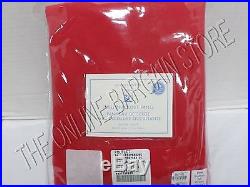 1 Pottery Barn Kids Twill Blackout Lined Drapes Curtains Panels 44x96 solid Red