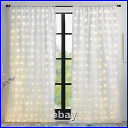 (2) NEW Pottery Barn TEEN Fairy Light SHEER 52 X 84 Curtain Panel Drape White