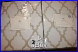 2 New Pottery Barn Kids Addison Flocked Blackout Lined Curtains Panels 84 Gray