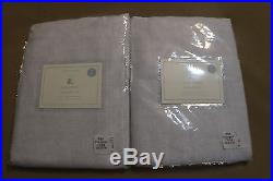 2 New Pottery Barn Kids Linen Sheer White Curtains Panels 96 Set of 2 NWT