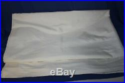 2 POTTERY BARN DUPIONI SILK/ Ivory 50 X 84 Curtains Drapes/Lined/Blackout