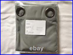 2 POTTERY BARN OUTDOOR GROMMET CURTAINS 50x84 GRAY NEW