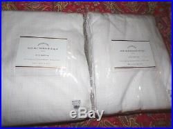 2 POTTERY BARN Seaton Textured drapes, 96, cotton lined, MULTIPLES AVAILABLE