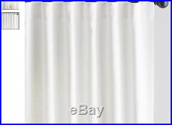 2 Pottery Barn Belgian Flax Linen Drapes 50x96 White Pair (2) 100% Linen