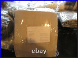 2 Pottery Barn Textured chenille curtains Drapes 50 96 flax New