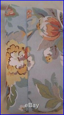 2 Pottery Barn Vanessa Palampore Floral Extra Wide 72x 94 Curtain Drape Panels