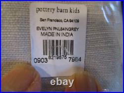 2 Pottery Barn kids Evelyn gray grey drapes panels curtains 44 84 blackout New