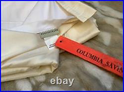 3x Panels 50 X 84 POTTERY BARN Ivory Cream Silk Dupioni Curtains Drapes LINED