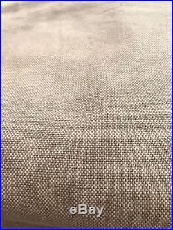 (4) Peyton Pottery Barn Chestnut Cotton Linen Curtain Panel Drapes 50x84 Set