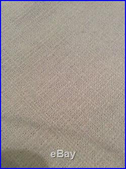 4 Pottery Barn Oatmeal Cotton Linen Weave Textured Drape Panels 50 X 84
