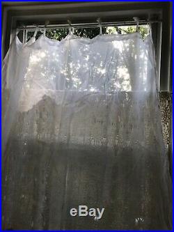 6 Panels Pottery Barn Kids Canopy Sheer Panels / Curtains White 44 X 74