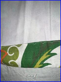 Fabulous Pottery Barn Curtainsbright Bold Colored Floral61long Linen/cotton