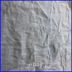Lot of 4 Pottery Barn Linen Rod Pocket Sheer Curtain 54 W X 82 L White M14