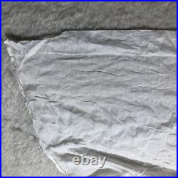 Lot of 4 Pottery Barn Linen Rod Pocket Sheer Curtain 54 W X 82 L White M14
