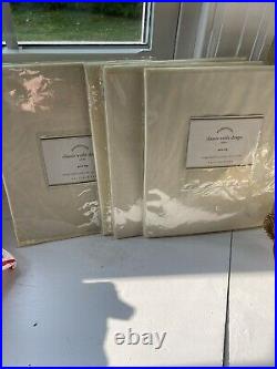 NEW Pottery Barn Classic Voile SHEER 50 x 84 CurtainsSET OF 4Classic Ivory