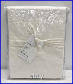 NEW Pottery Barn Emery Linen Cotton 3-in-1 Curtain50x96Cotton LiningOff White