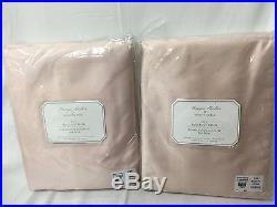 NEW Pottery Barn Kids Monique Lhuillier Silk Drapes 44' x 96'Blush pinkS/2
