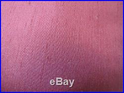 NEW Pottery Barn Set (2) Panels Raw Silk Drapes Curtain Henna Red 50 x 96