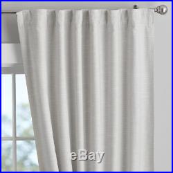 NEW Pottery Barn Teen PBteen Gray CLASSIC LINEN BLACKOUT Drape Curtain 44 x 96