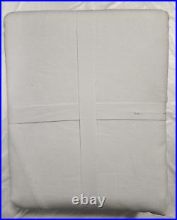 NWT! Pottery Barn 2-in-1 Pole Top Broadway 2-Curtains 100x84 Ivory Free Ship