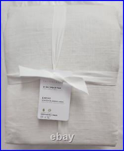 NWT! Pottery Barn 3-in-1 Pole Top Emery 1-Curtain Blackout Lining 96x54 White