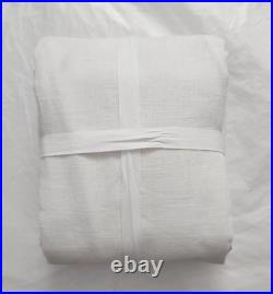 NWT! Pottery Barn 3-in-1 Pole Top Emery 1-Curtain Blackout Lining 96x54 White