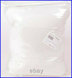 New Pottery Barn Emery linen cotton blackout curtain panel, 100x108, ivory