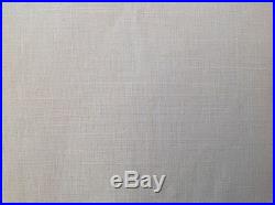 Pottery Barn 2 Emery Linen/cotton Drapes Cotton Lining 100x96 Ivory Msrp $518