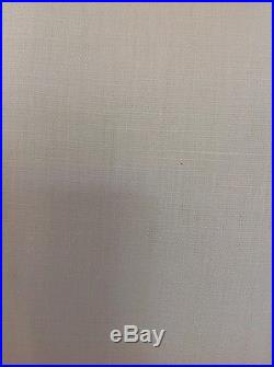 Pottery Barn 2 Emery Linen/cotton Drapes Cotton Lining 50x84 Ivory Msrp $238