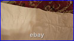 POTTERY BARN 3-in-1 Poletop Drapes-Ivory-Blackout-48x93 EUC