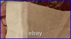 POTTERY BARN 3-in-1 Poletop Drapes-Ivory-Blackout-48x93 EUC