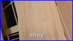 POTTERY BARN 3-in-1 Poletop Drapes-Ivory-Blackout-48x93 EUC