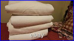 POTTERY BARN 3-in-1 Poletop Drapes-Ivory-Blackout-48x93 EUC