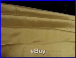 POTTERY BARN DUPIONI SILK CURTAINS DRAPES(4) 50x84 PANELS LINED 200x84 Total