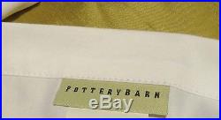 POTTERY BARN DUPIONI SILK CURTAINS DRAPES(4) 50x84 PANELS LINED 200x84 Total