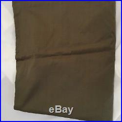 POTTERY BARN Dupioni Silk Pole Pocket Drapes Sage Green 104 X 84 (2 panels)