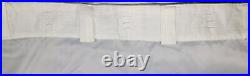 POTTERY BARN Emery 3-in-1 Poletop Blackout Curtain 100x84 White OB NWOT READ