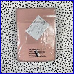 POTTERY BARN KIDS 100% Cotton Pink Ombre Blackout Curtain Panel 44 x 63