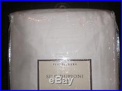 POTTERY BARN SILK DUPIONI DRAPES 50X124 WOOD ASH WHITE NEW With TAG INVENTORY #12