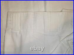 Pottery Barn 3in1 Emery Linen Cotton Lined Curtain Ivory 50x96 NWOT