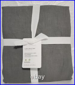 Pottery Barn 3in1 PoleTop Belgian Flax Linen Classic Curtain Blackout Lining 96