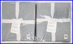 Pottery Barn 3in1 Pole Top Peace & Quiet Noise-Reducing 2-Curtains 50x96Chambr