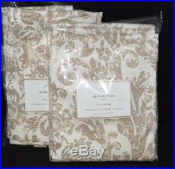 Pottery Barn Addison Cotton Drapes Curtains Panels 50 x 96 Neutral S/ 2 #31