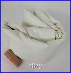 Pottery Barn Belgian Flax Linen 3 In 1 Curtain 100x96 Classic Ivory NWOT