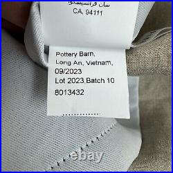 Pottery Barn Belgian Flax Linen Blackout Curtains 100x96 Set/2 Dark Flax Read