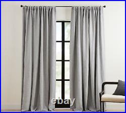 Pottery Barn Belgian Flax Linen Classic Curtain 100x96 in FLAGSTONE